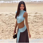 Paloma Drape Maxi Dress