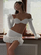 Vanessa Ruffles Crop Top
