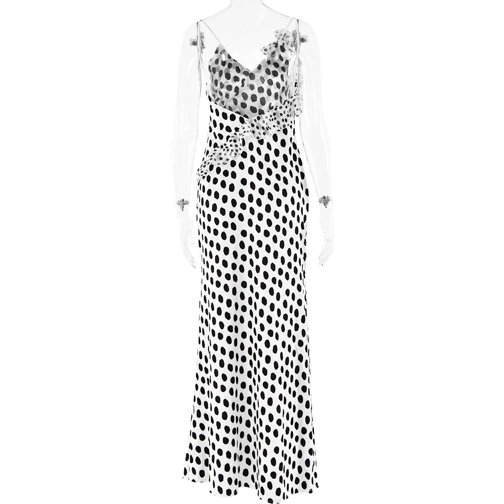 Seren Polka Dot Maxi Dress
