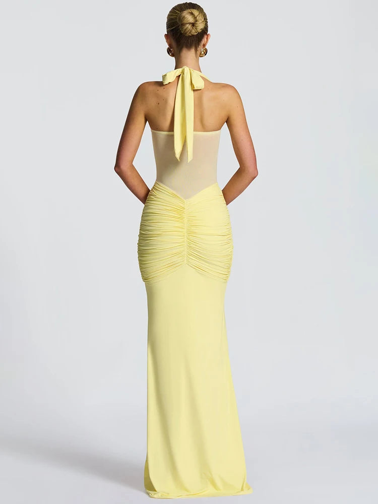 Camille Halter Maxi Dress