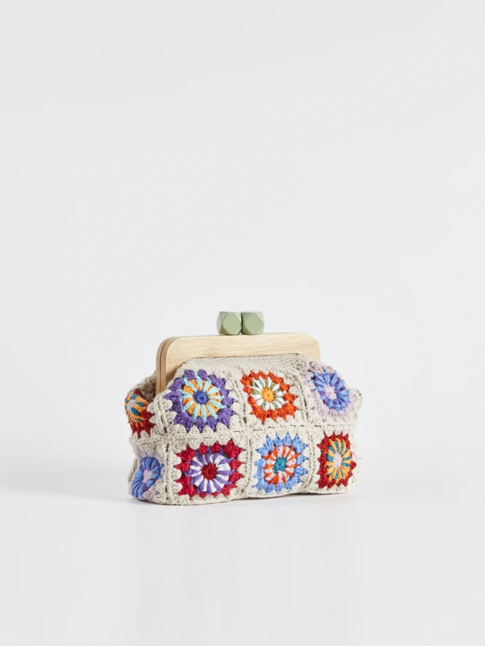 Crochet Square Clutch Bag