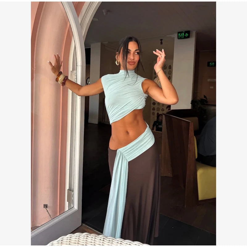Paloma Drape Maxi Dress