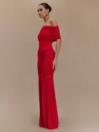 Vestido Laura con hombros descubiertos