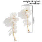 Petal Flower Drop Earrings