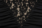 Vestido halter de encaje Cecilia
