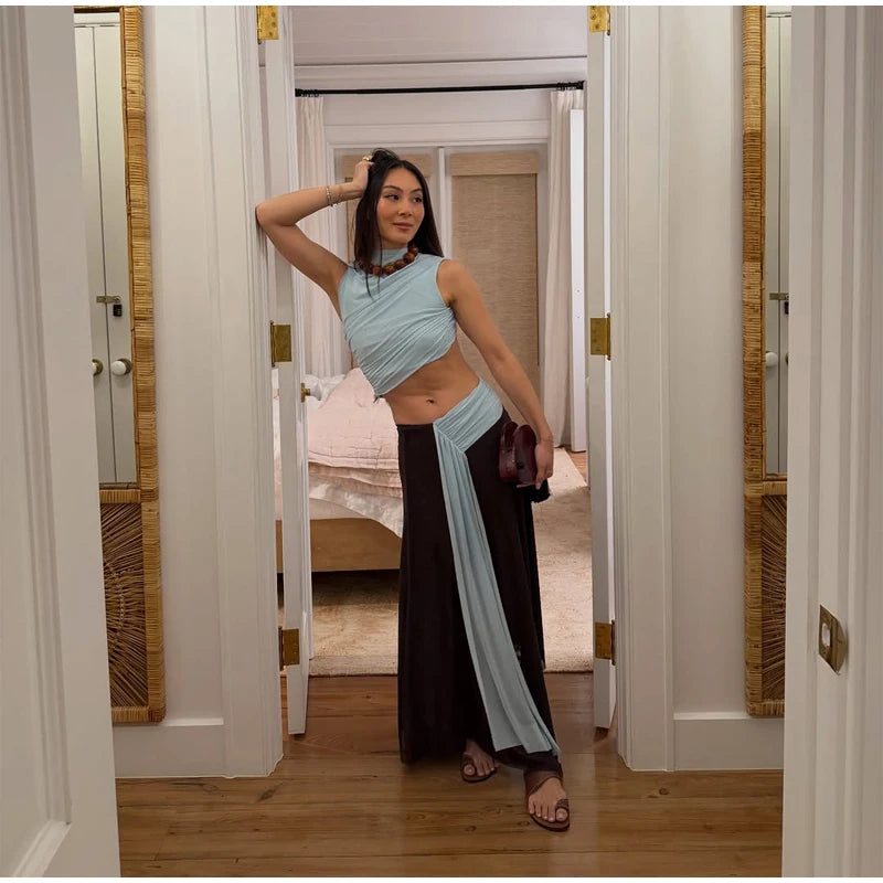 Paloma Drape Maxi Dress