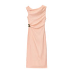 Alicia Asymmetric Midi Dress
