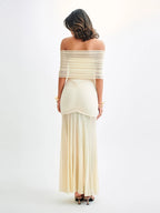 Vestido Laura con hombros descubiertos