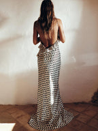 Seren Polka Dot Maxi Dress