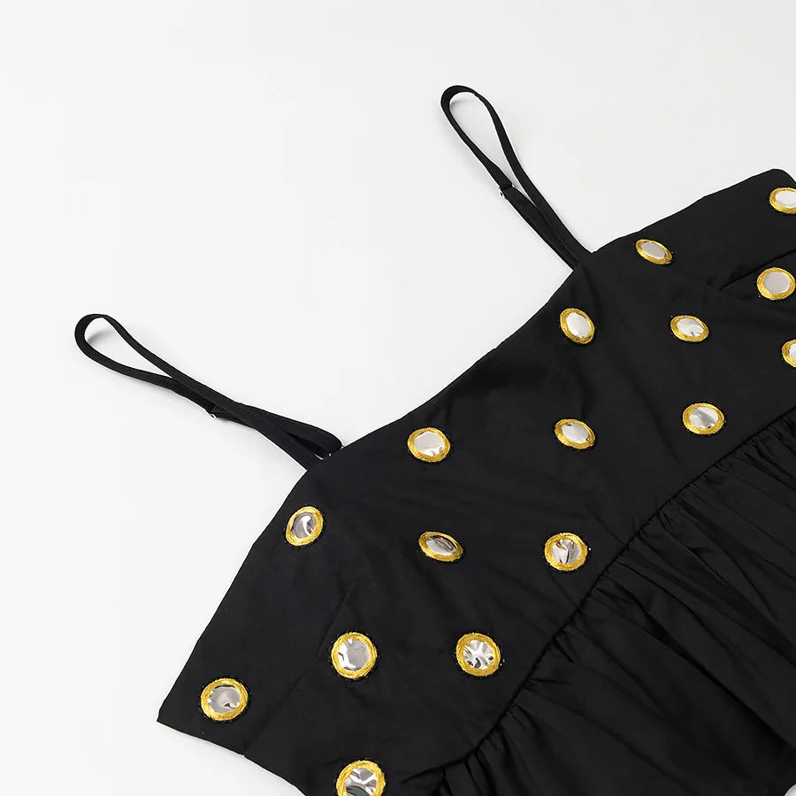 Mirror Camisole and Bubble Skirt Set