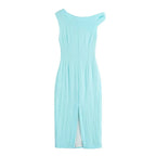 Alicia Asymmetric Midi Dress