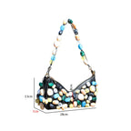 Handmade Stone Shoulder Bag