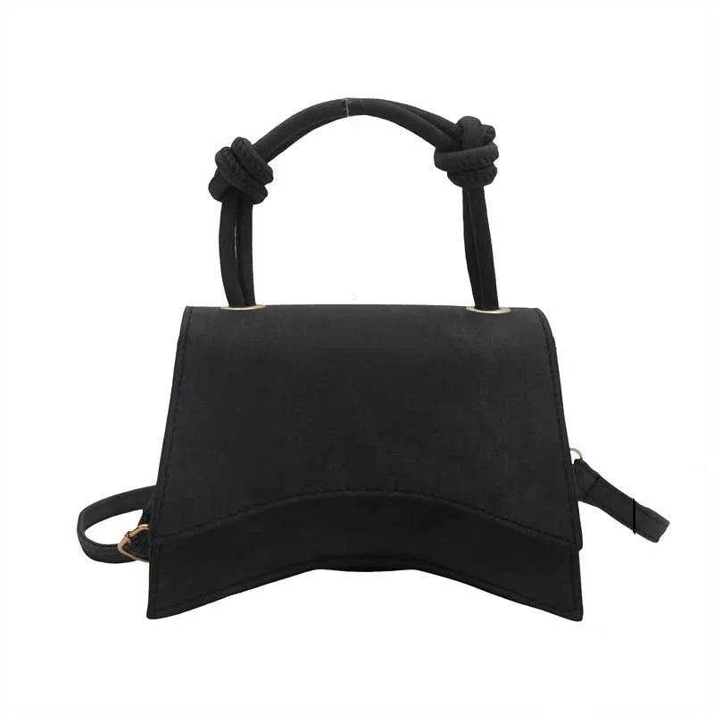 Black backpack with measurement details on a white background