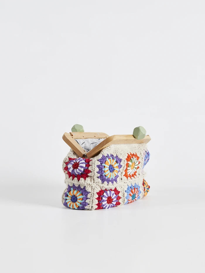 Crochet Square Clutch Bag