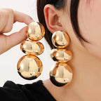 Pendientes redondos exagerados