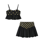 Mirror Camisole and Bubble Skirt Set
