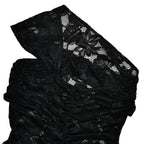 Lace Leopard Ruffle Dress