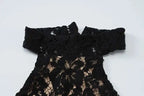 Vestido halter de encaje Cecilia