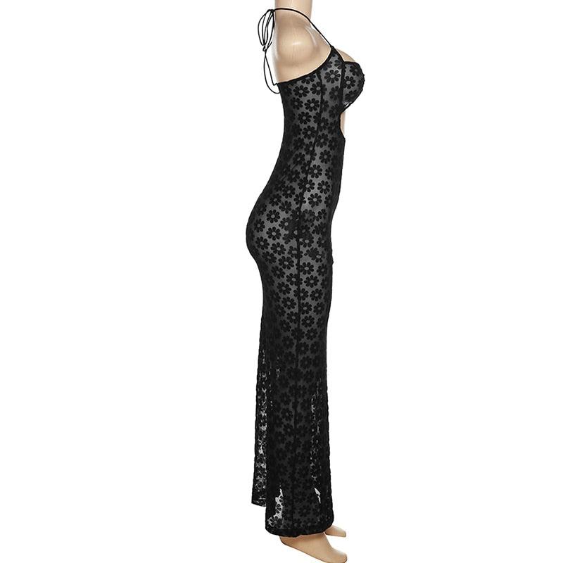 Corinna Mesh Maxi Dress - Virago Wear - Dresses, Maxi Dress - Dresses