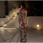 Nalia Scale Print Maxi Dress - Virago Wear - dress, Dresses, Maxi Dress, New arrivals - Dresses