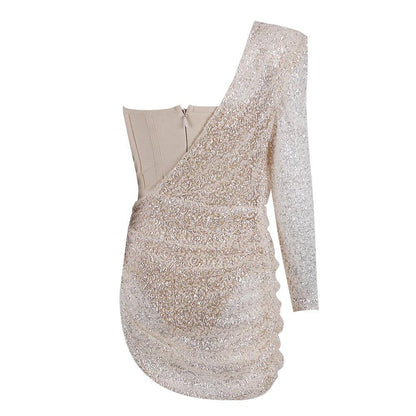 Nayeli Sequins Mini Dress - Virago Wear - Dresses, Mini Dress, New arrivals - Dresses