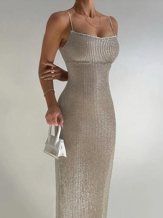 Tania Metallic Sparkle Dress - Virago Wear - Dresses, New arrivals - Dresses