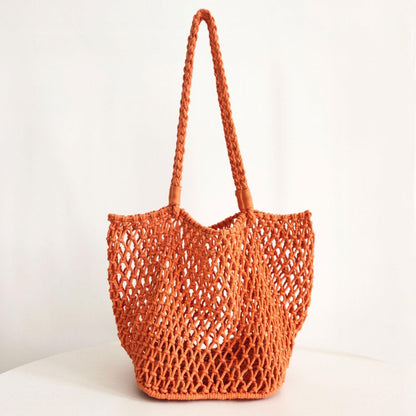 Aurora Hollow Fishnet Handbag - Virago Wear - Handbags - Handbags