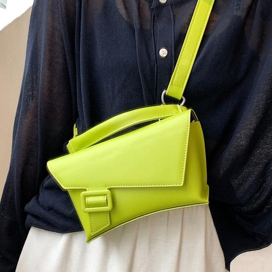 Emma Small Solid Flap Bag - Virago Wear - Handbags - Handbags