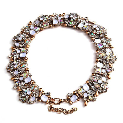 Penelope Crystal Choker Necklace - Virago Wear - Accessories, Necklaces - Necklaces